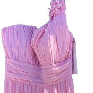 Madeline Gardner Formal Dress Women’s Sz 8 Pink Rose Long Dress MoriLee NWT